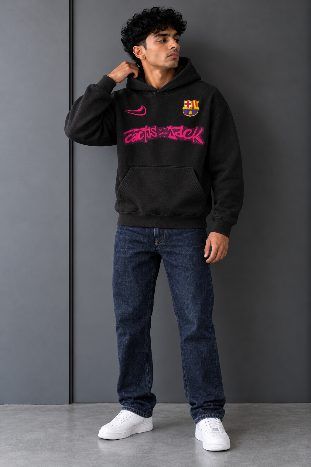 Barça Cactus Jack Oversized Hoodie
